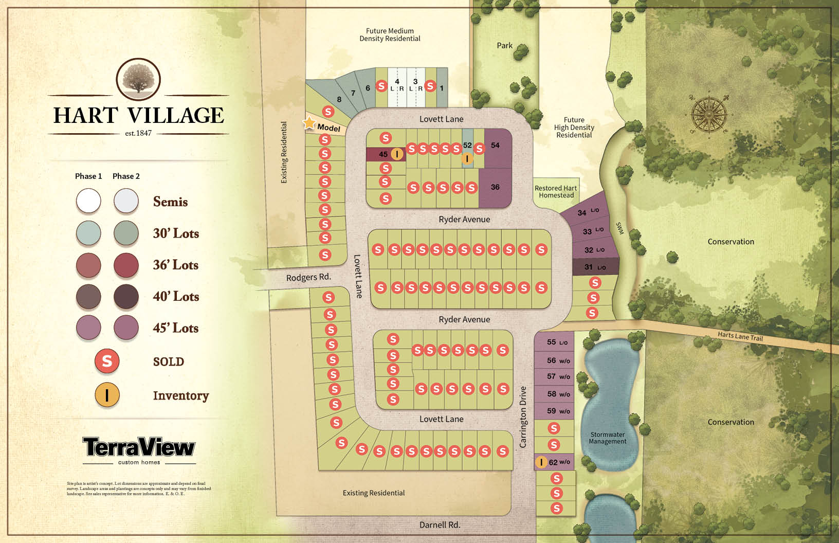 Siteplan of Hart Village in Guelph